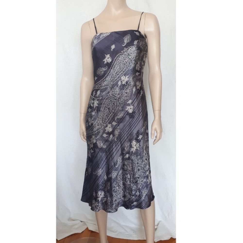 Strapless Silk Cocktail Dress